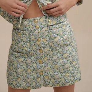 J. Crew Quilt Liberty Fabric Skirt